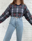 The Tartan Cabin Sweater (L)