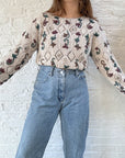 The Oat Floral Sweater (M)