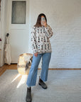 The Oat Floral Sweater (M)