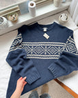 The Navy Snowflake Sweater (XL)