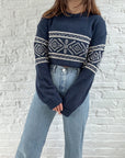 The Navy Snowflake Sweater (XL)