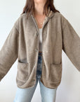 The Mocha Fleece Jacket (M)