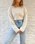 The Fuzzy Ribbed Long Sleeve (2x)