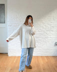 The Fuzzy Ribbed Long Sleeve (2x)