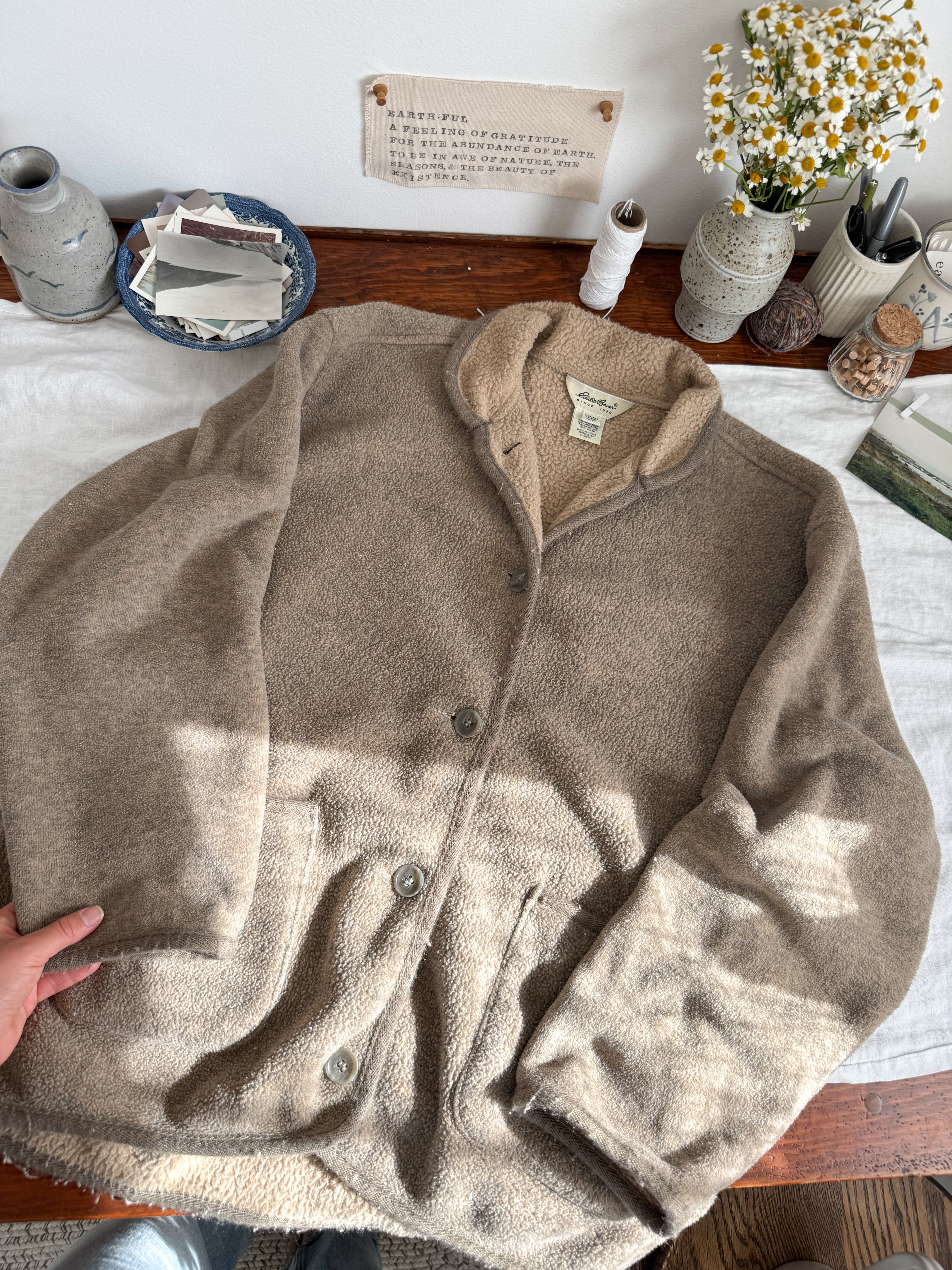 The Mocha Fleece Jacket (M)