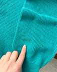 The Teal Henley Sweater (L)