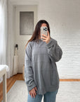 The Grey Checkered Sweater (XL)