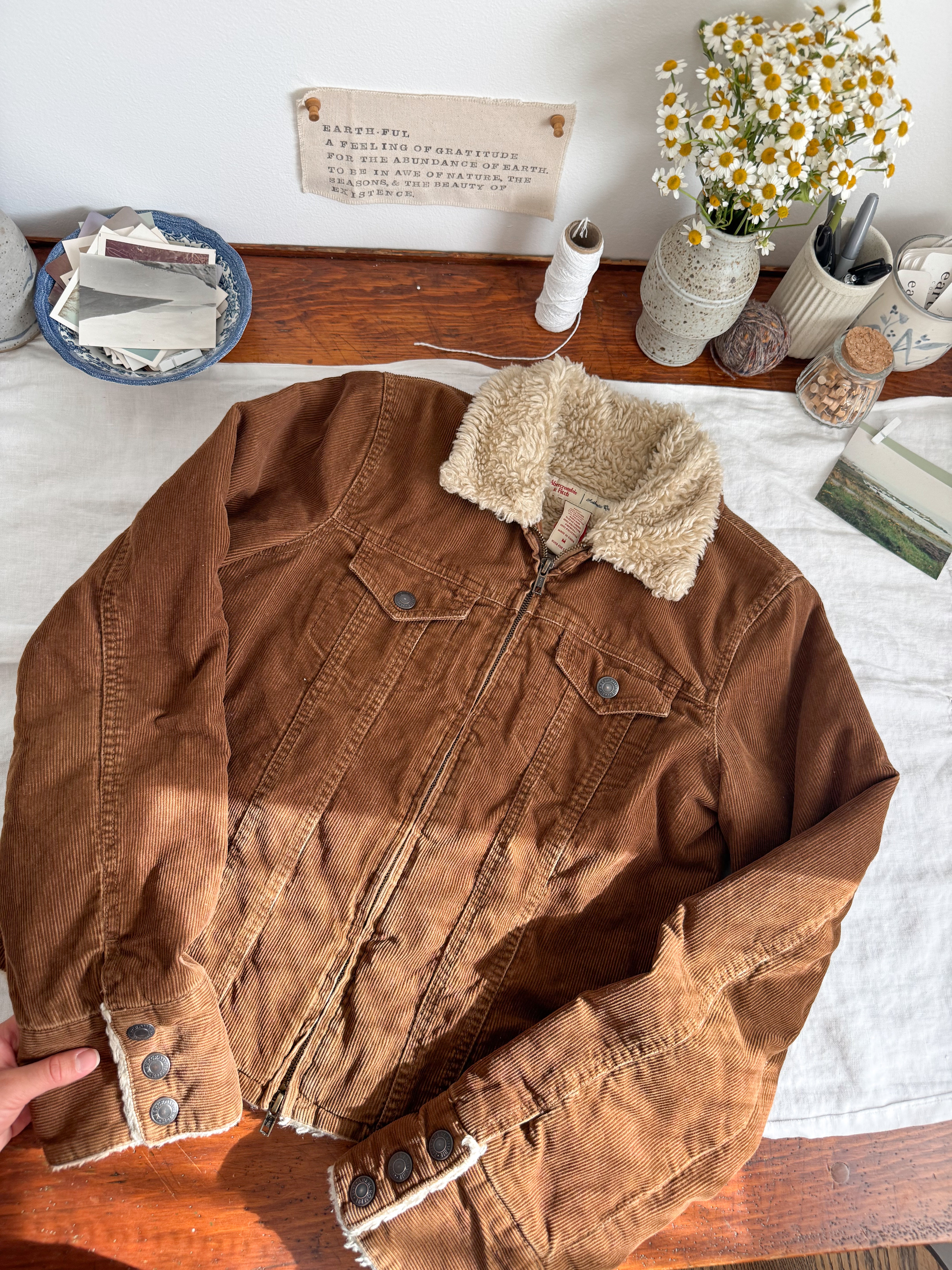 The Rory Sherpa Lined Jacket (S)