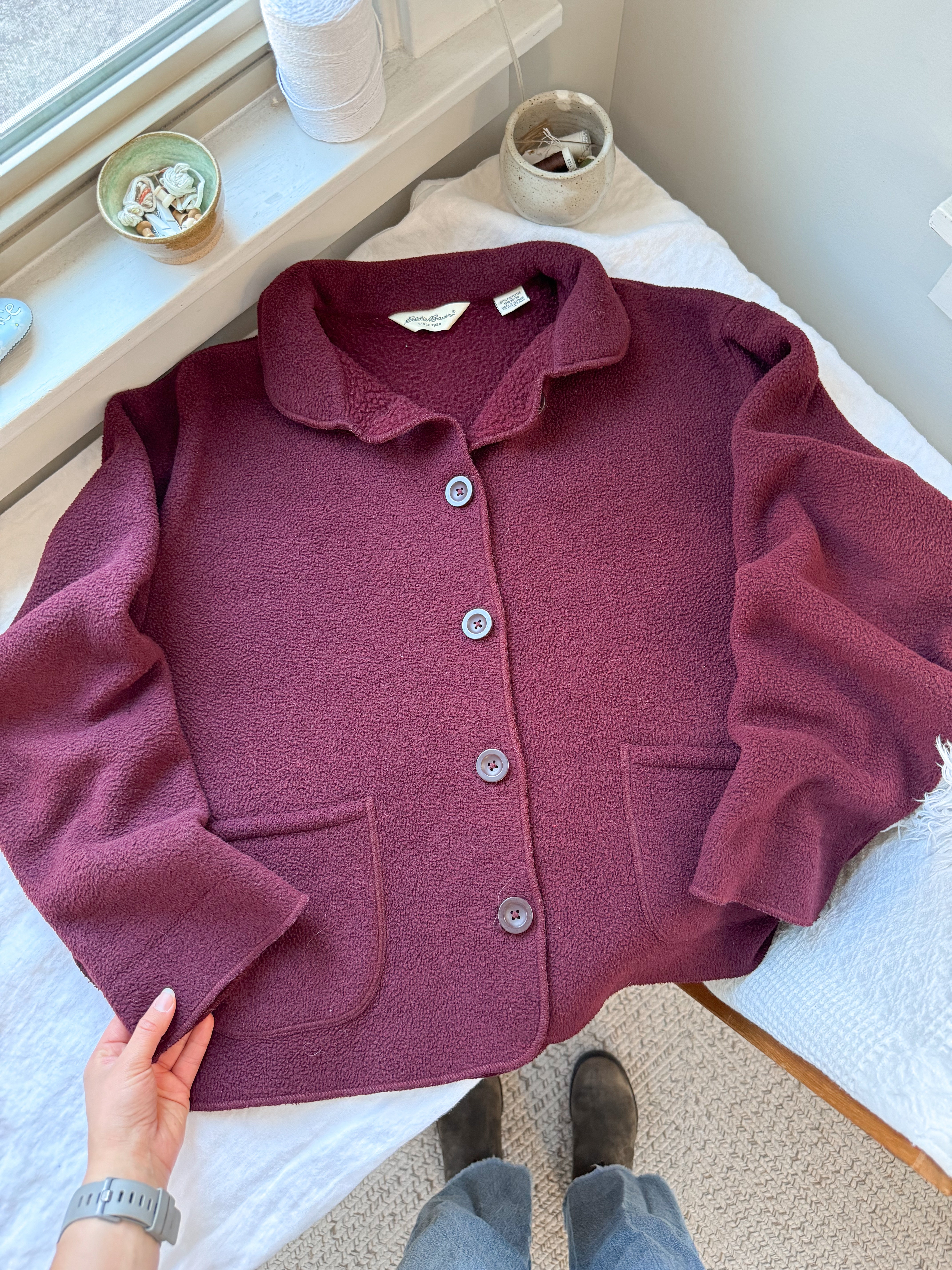 The Currant Button Fleece (M)