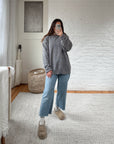 The Grey Checkered Sweater (XL)