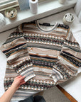 The Autumnal Coogi Style Sweater (L)