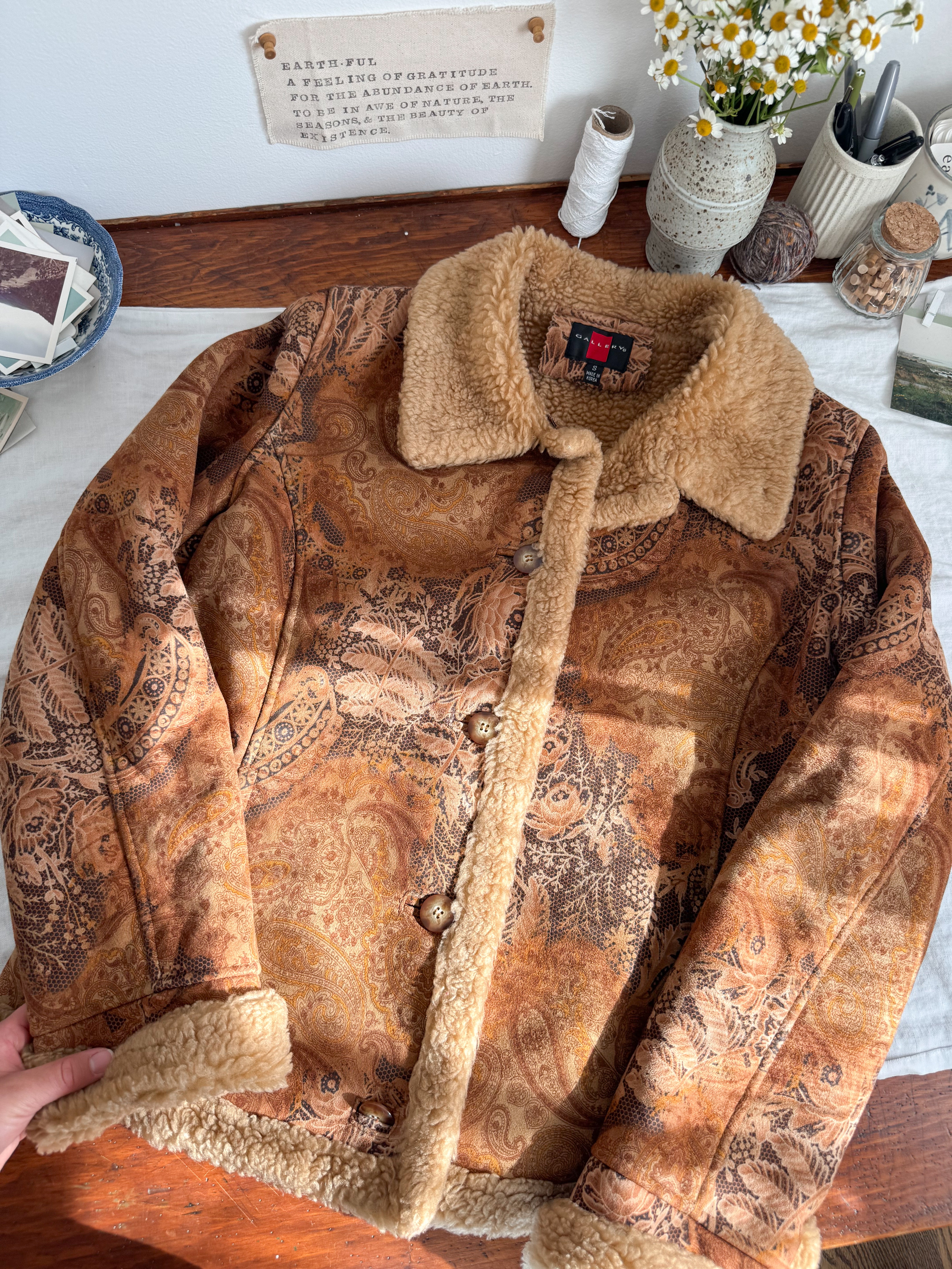 The Crunchy Leaves Coat (S)