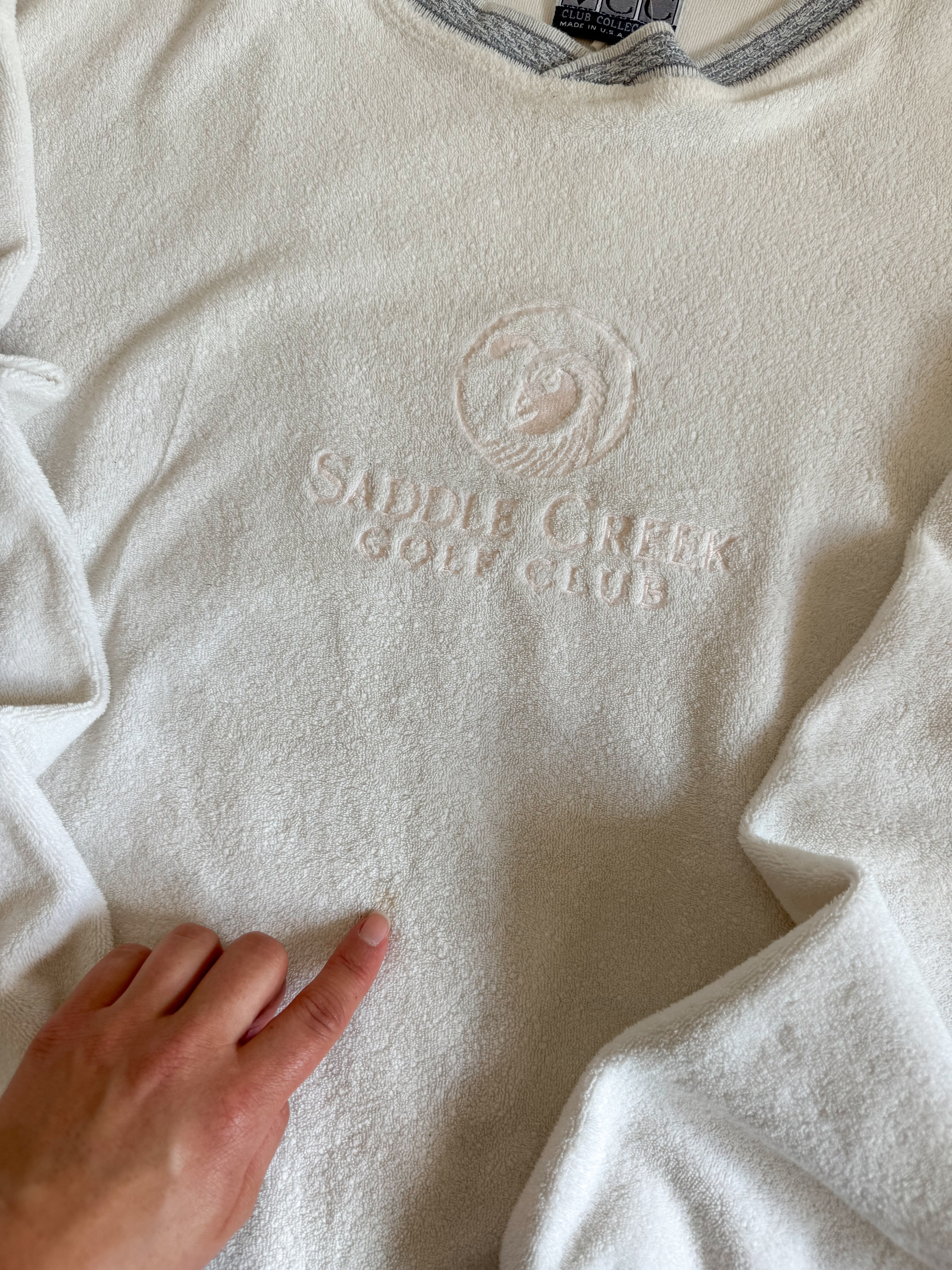 The Saddle Creek Terry Cloth Crewneck (XL)