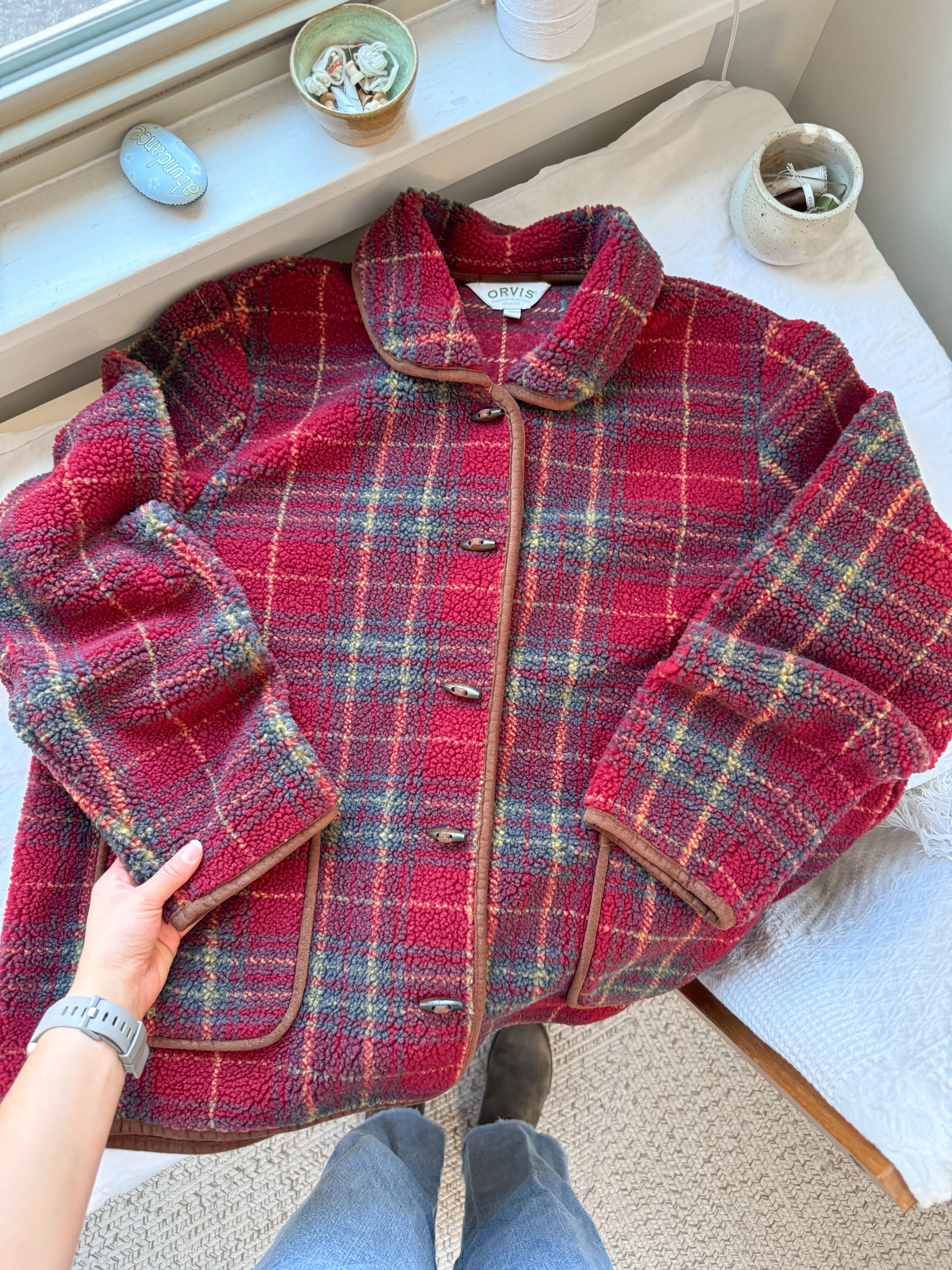 The Autumn Picnic Sherpa Jacket (XL)