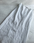 The Irish Linen White Skirt (30")