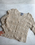 The Flower Crochet Cardigan (S)