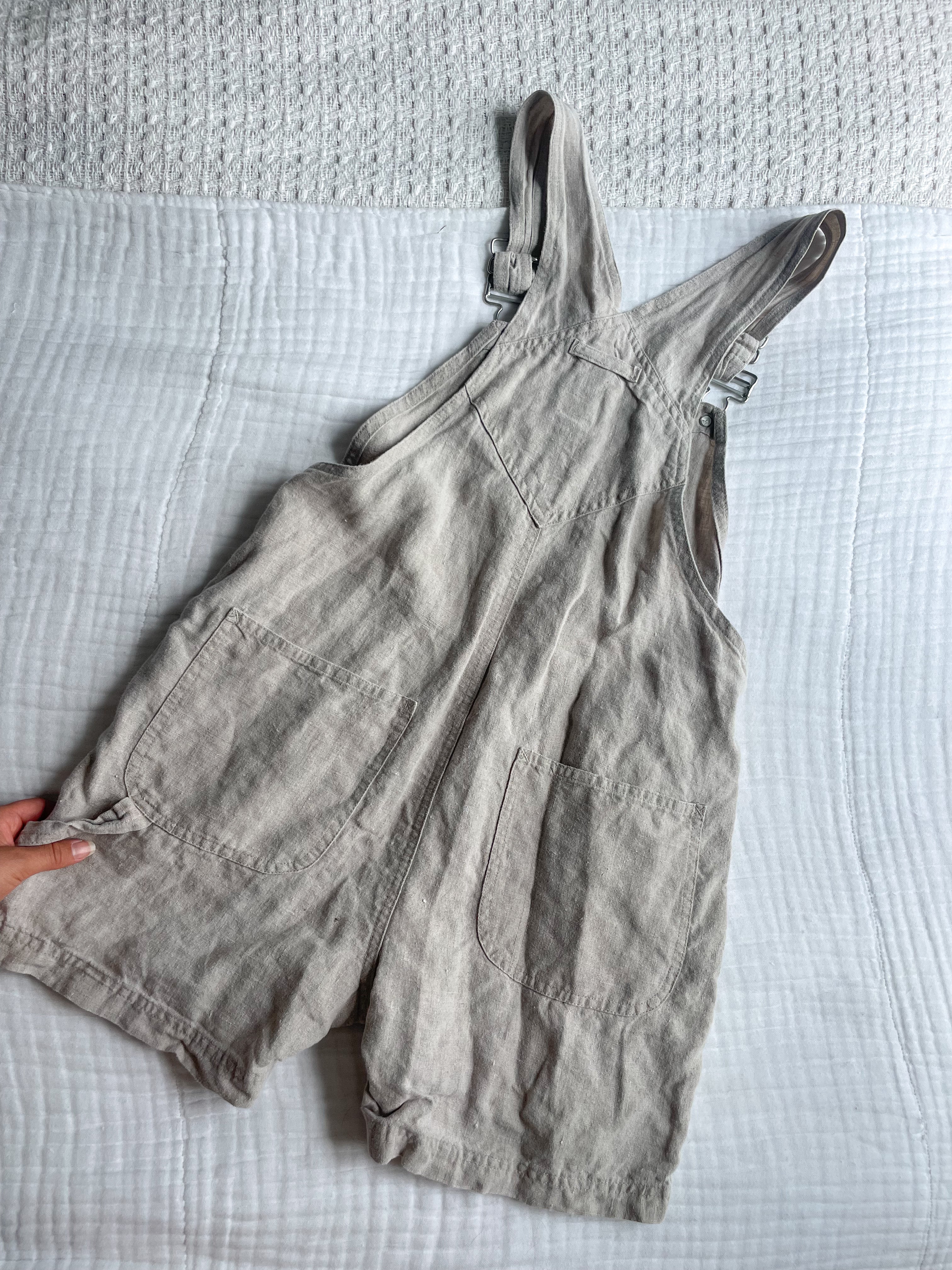 The Linen Shortalls (XS)