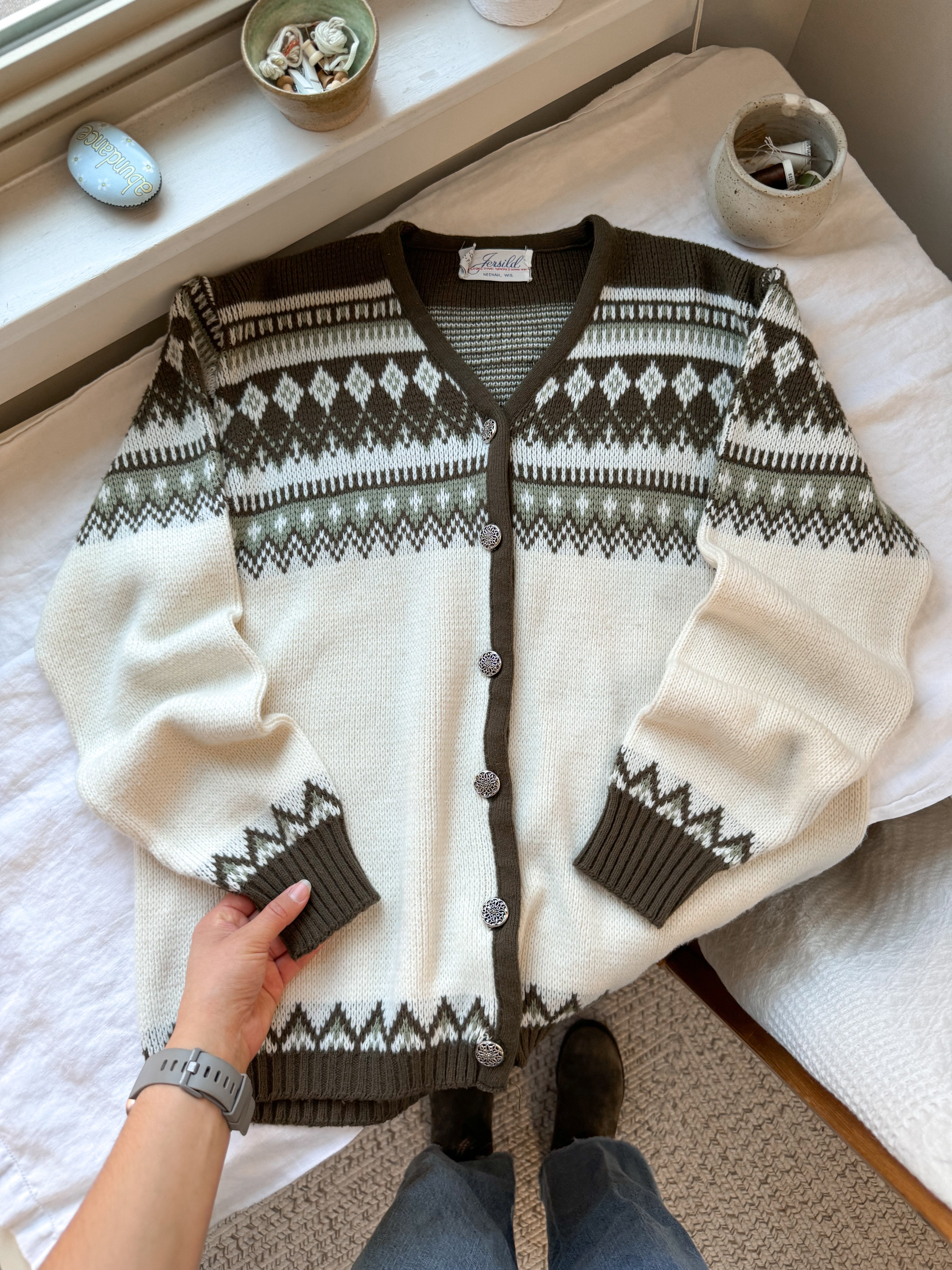 The Fair Isle Mountain Sweater (L)