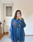 The Pumpkim Patch Denim Button Up (L)