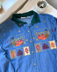 The Pumpkim Patch Denim Button Up (L)