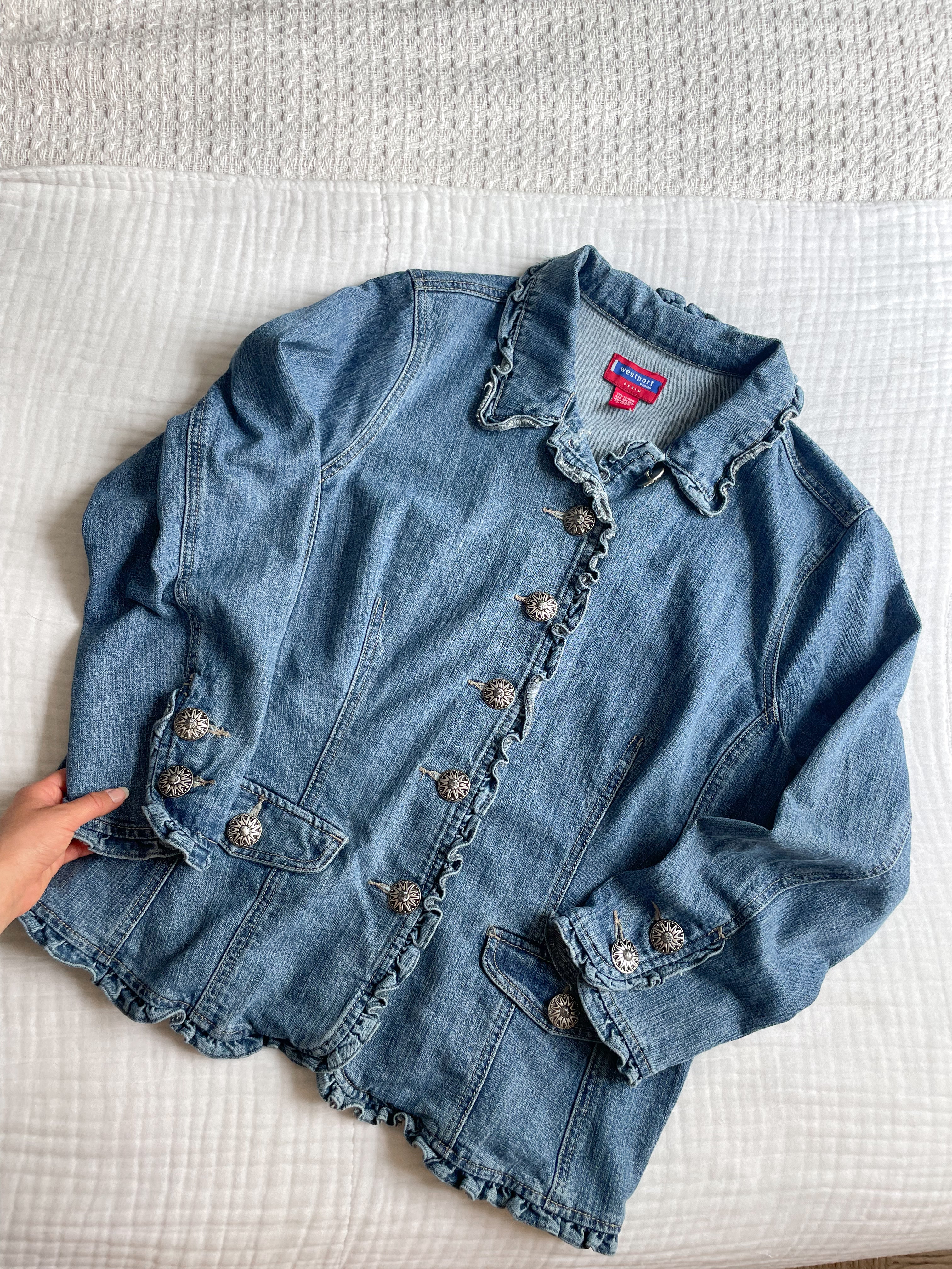 The Big Button Denim Jacket (XL)