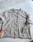 The Oat Flax Button Up (L)