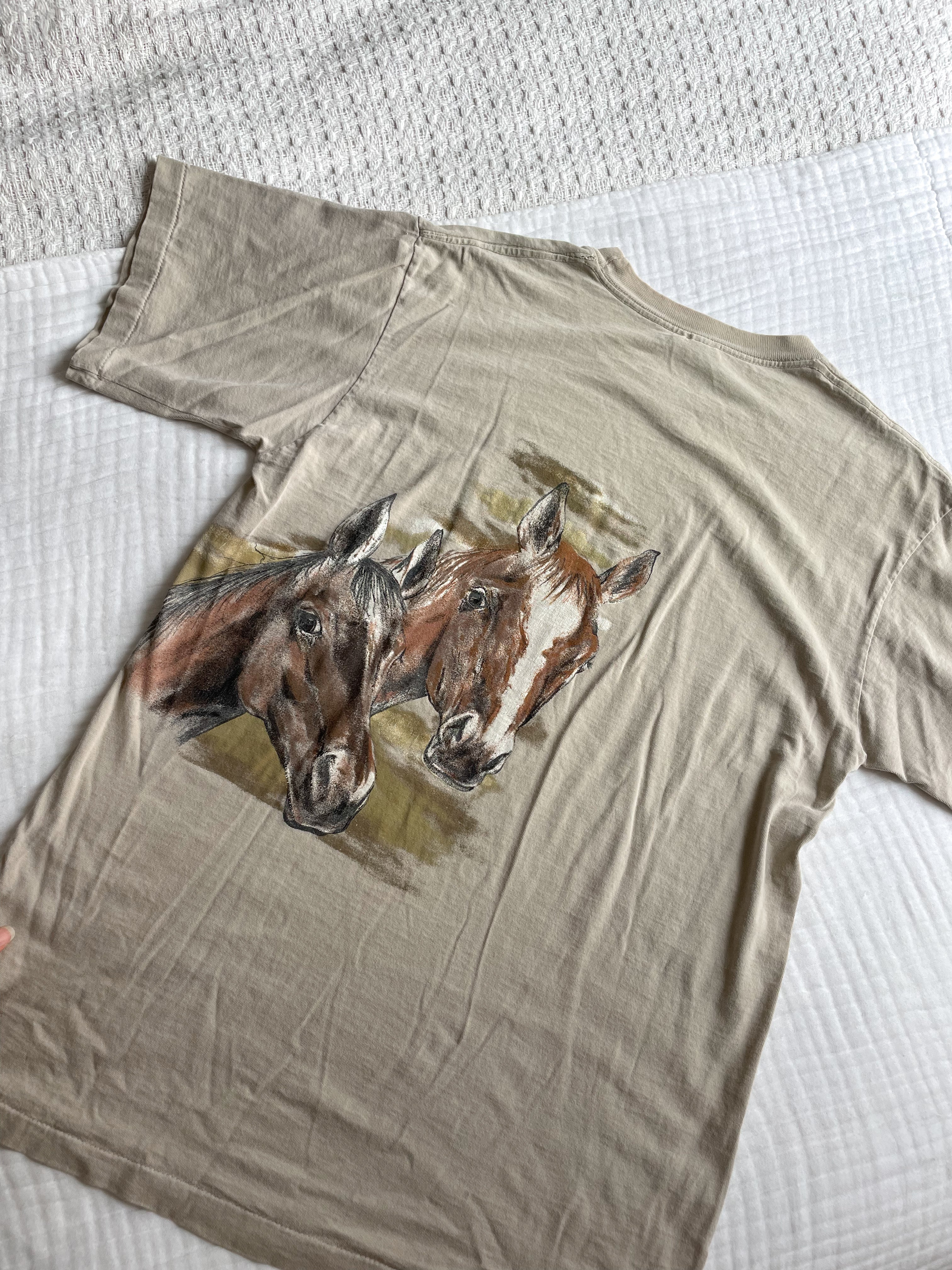 The Double Sided Horse Tee (L)