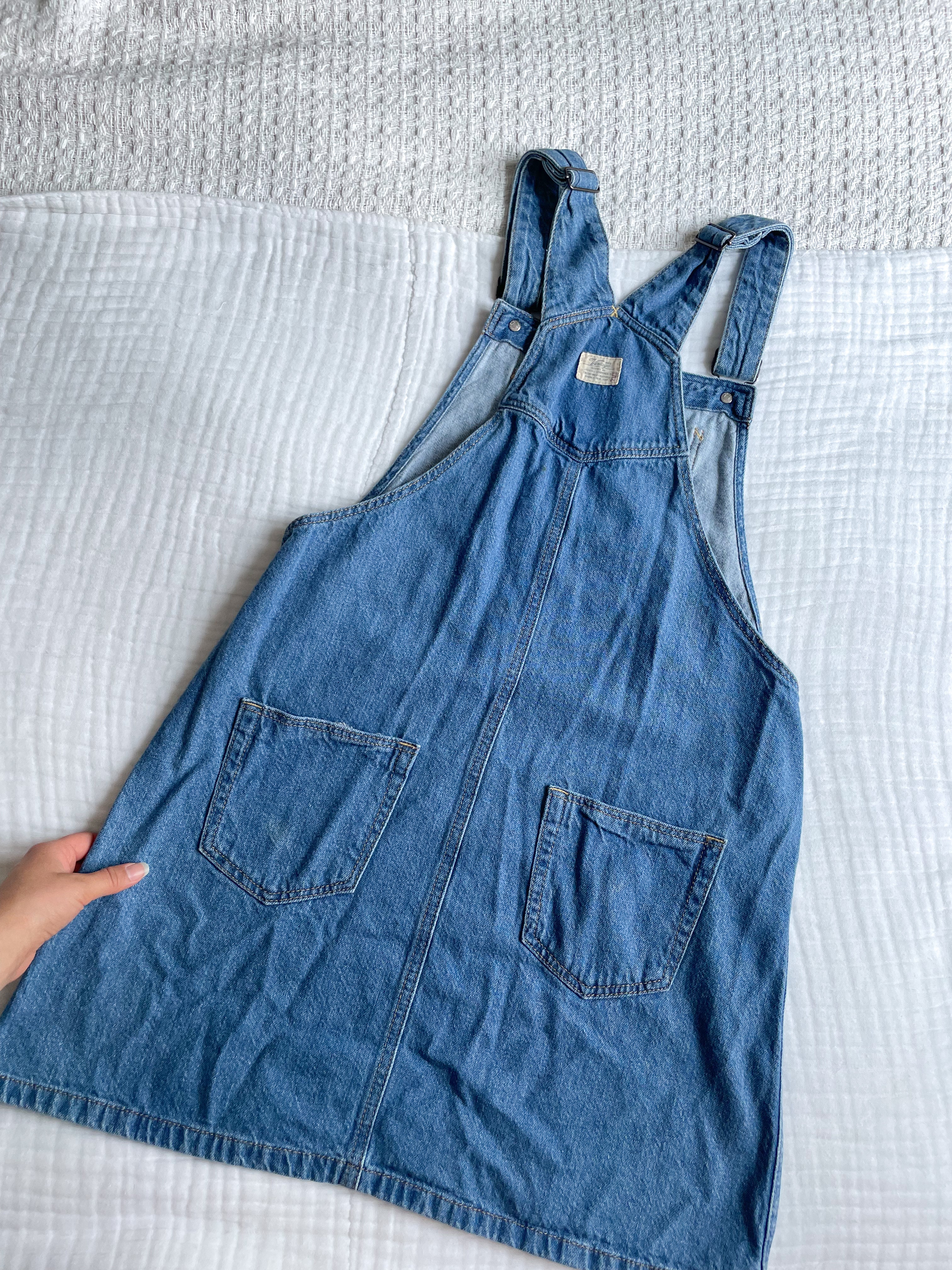 The Denim Overall Dress (S)