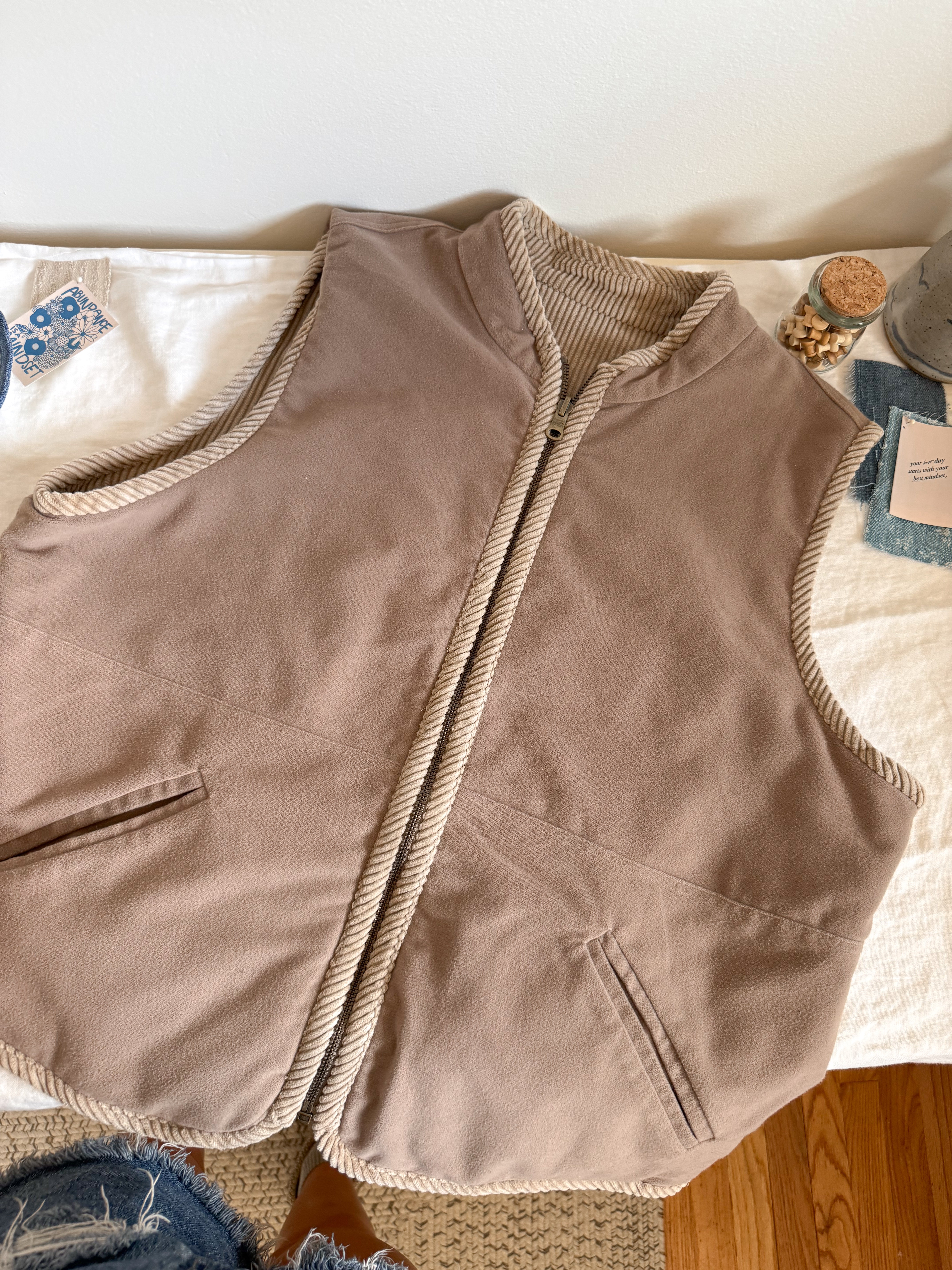 The Cozy Reversible Vest (XL)