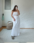 The Irish Linen White Skirt (30")