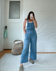 The Wide Leg Crop Overalls (S)