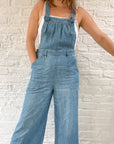 The Wide Leg Crop Overalls (S)