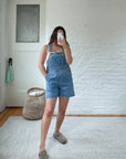 The Mid Wash Denim Shortalls (S)