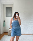 The Mid Wash Denim Shortalls (S)