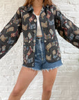 The Cowboy Boot Tapestry Jacket (M)