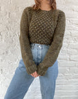 The Olive Speckled Sweater (M)