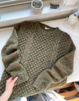 The Olive Speckled Sweater (M)