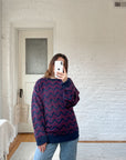 The Blue & Red Coogi Style Sweater (M)