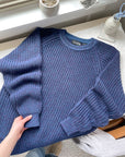 The Blue Raspberry Sweater (L)