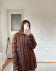 The Rainbow Vertical Stripe Sweater (L)