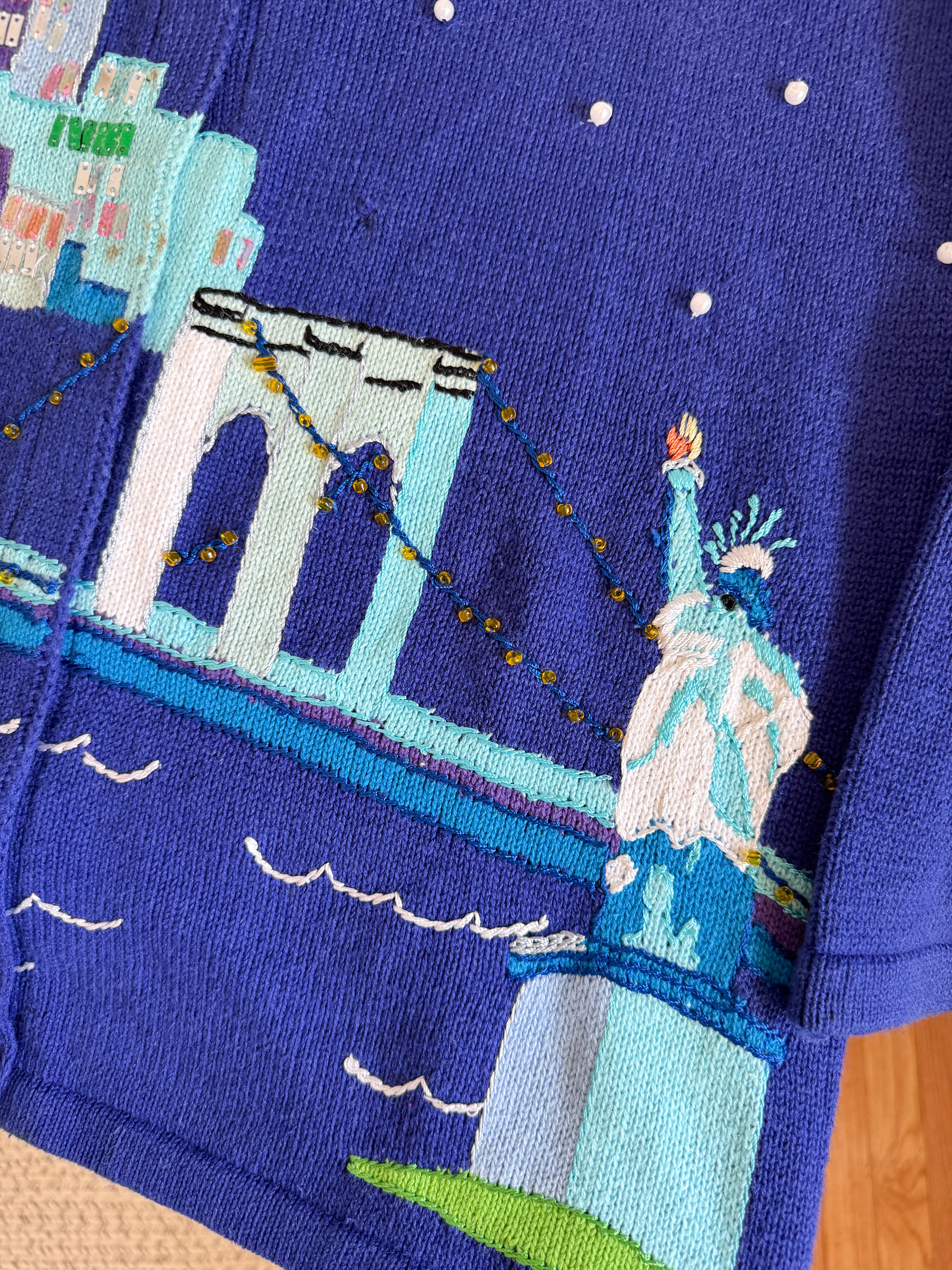 The NYC Skyline Cardigan (M)