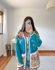 The Beachy Dolphin Cardigan (M)