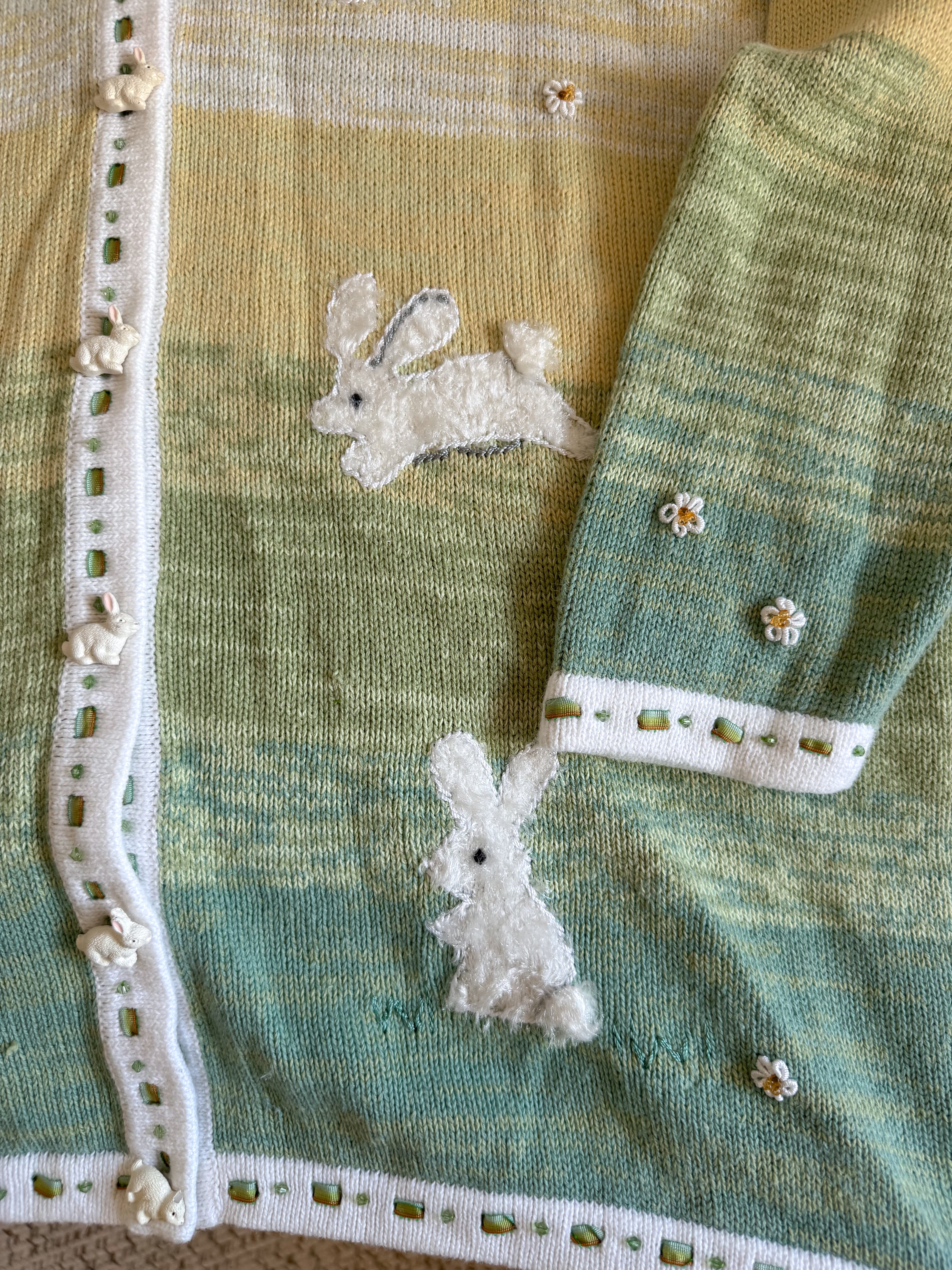The Pastel Bunny Cardigan (L)