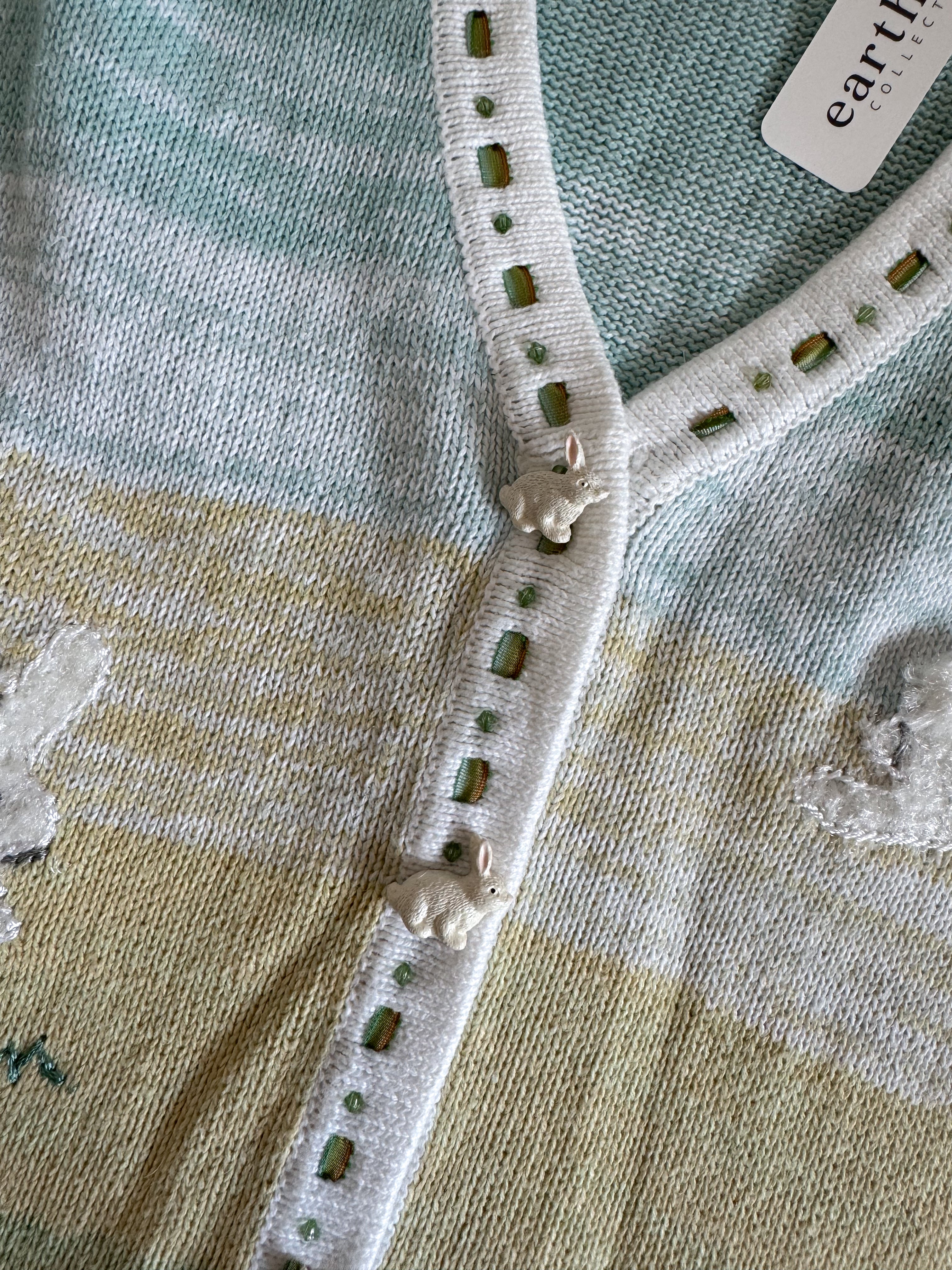 The Pastel Bunny Cardigan (L)