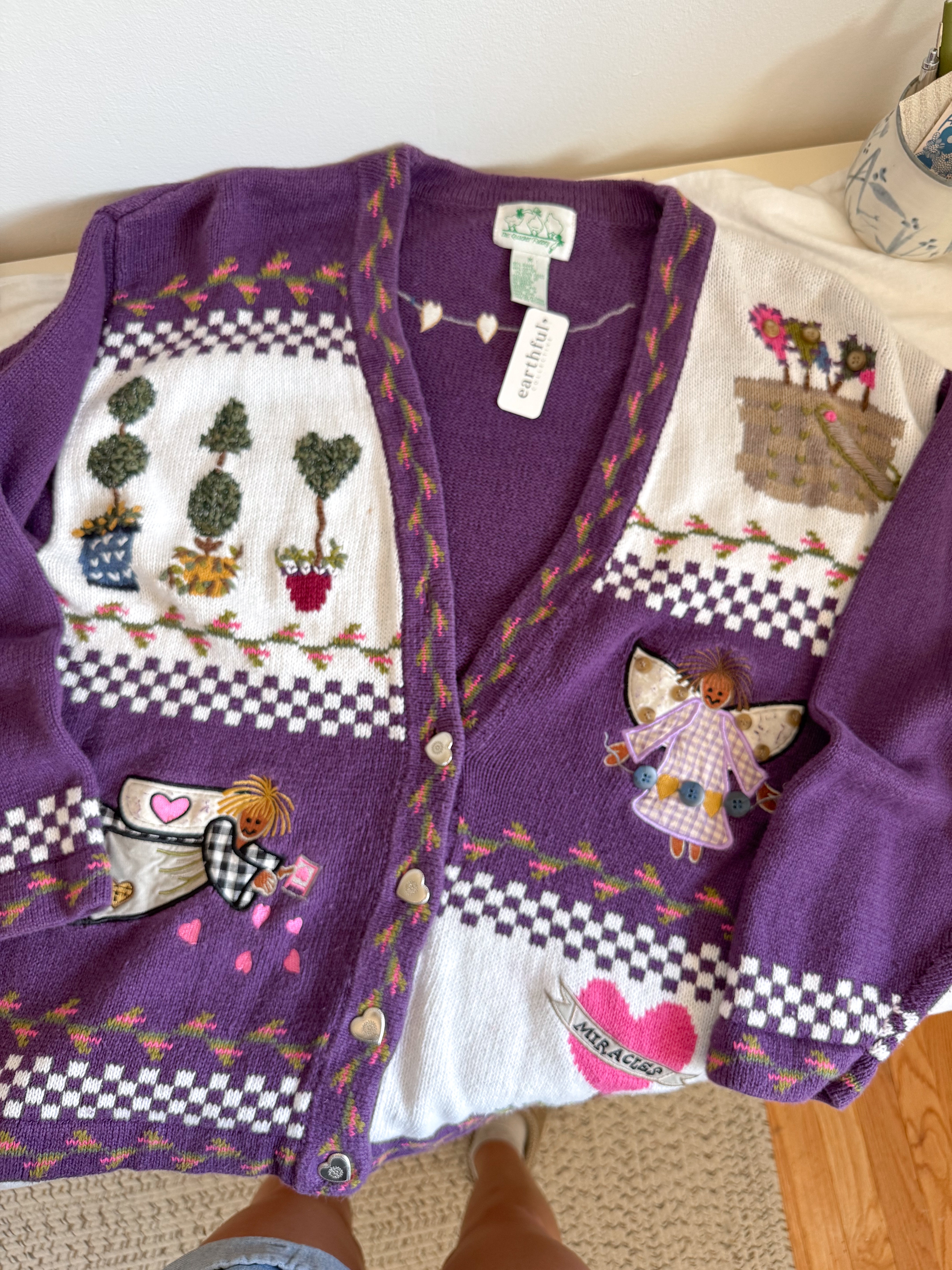 The Garden Angel Cardigan (M)