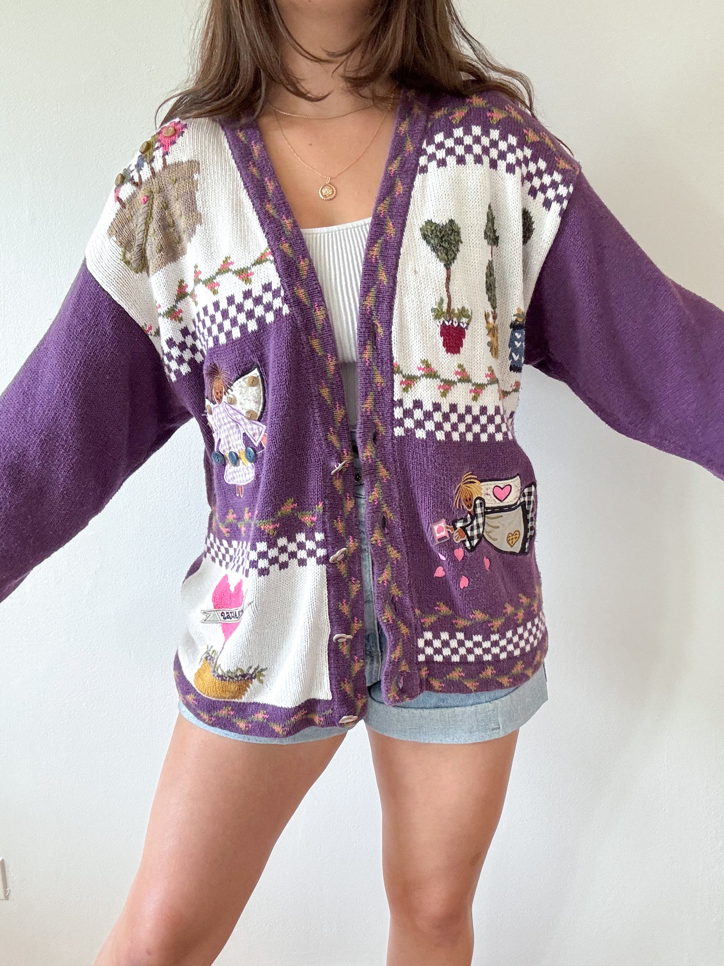 The Garden Angel Cardigan (M)