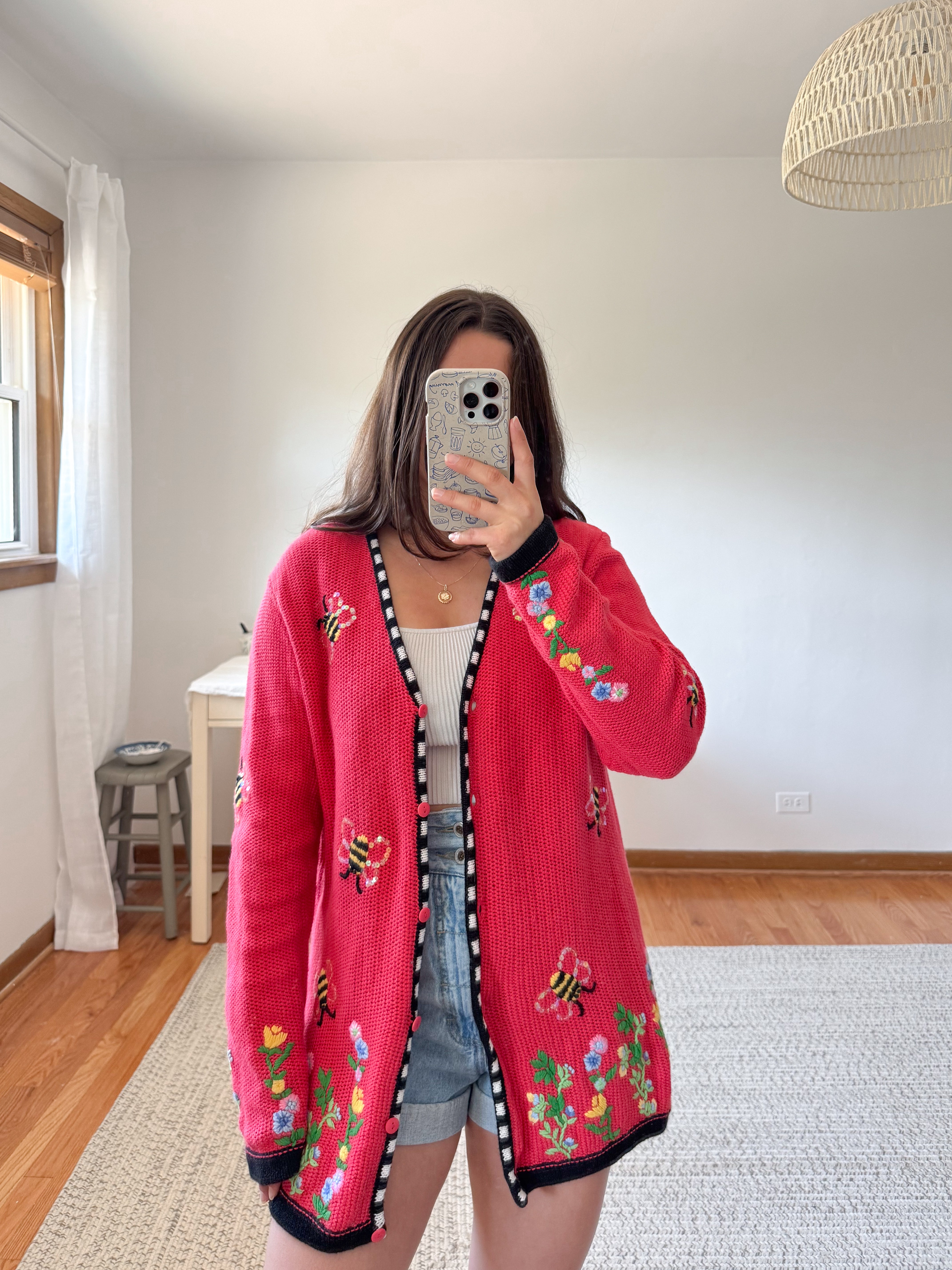 The Bumble Bee Garden Cardigan (M)