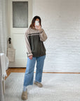 The Braided Chest Sweater (L)