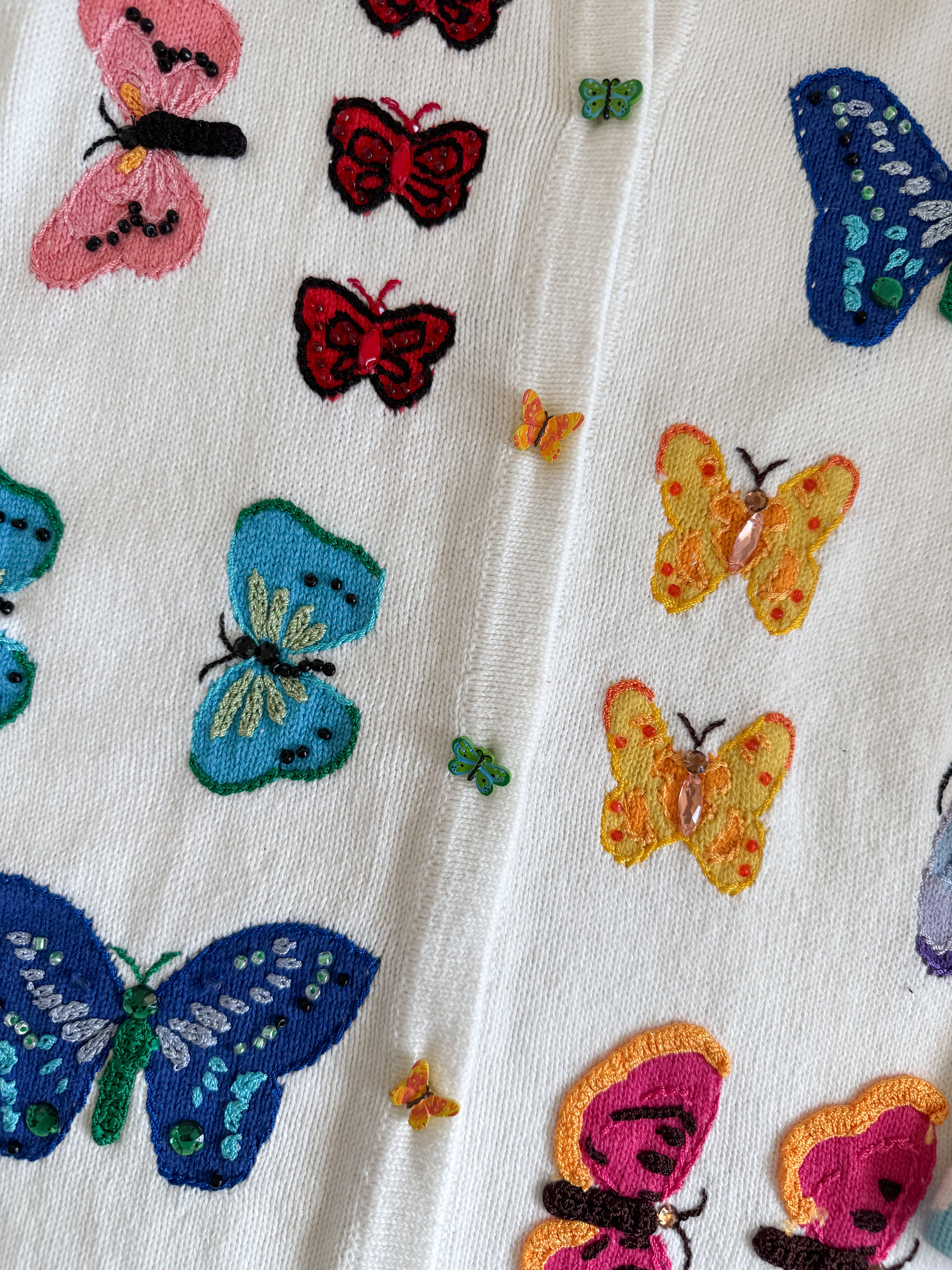 The Colorful Butterfly Cardigan (M)