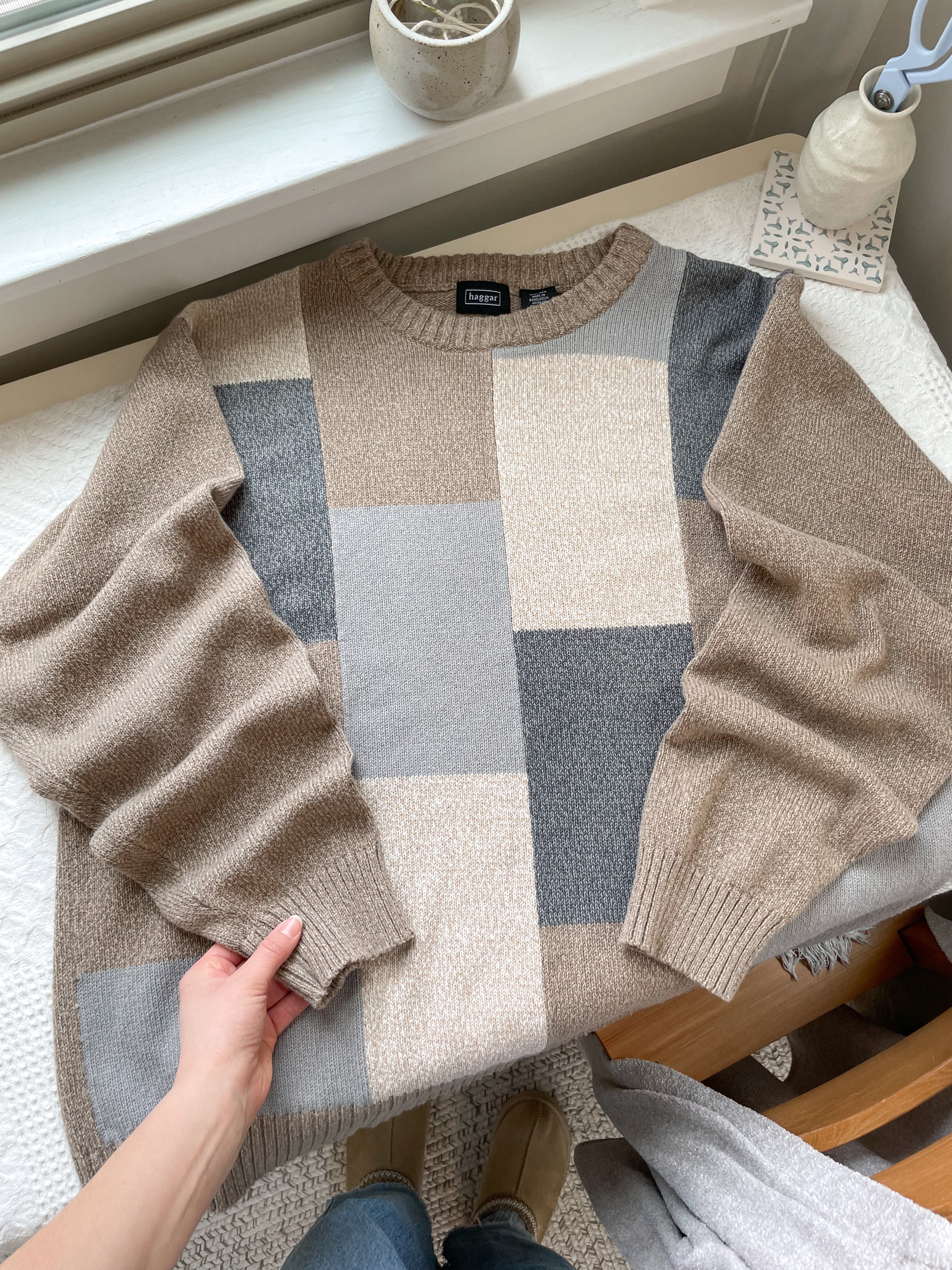 The Neutral Blocked Sweater (XXL)